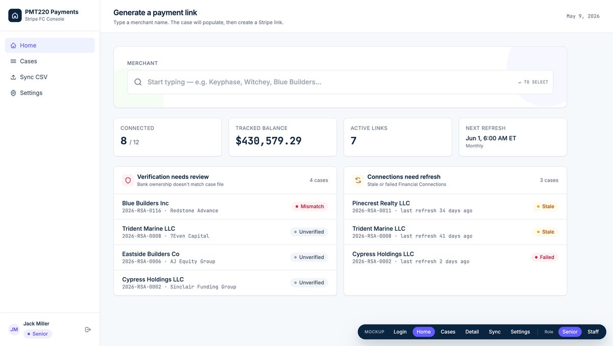Payment Operations CRM